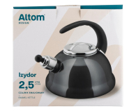 Altom Izydor czajnik emaliowany 2,5 l grafitowy indukcja - 1611105 - zdjęcie 4